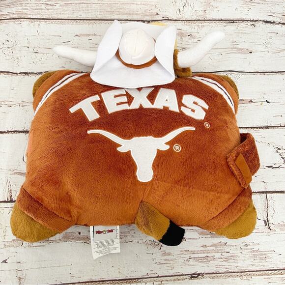 TEXAS LONGHORNS Pillow Pet Plush - Picture 2 of 14